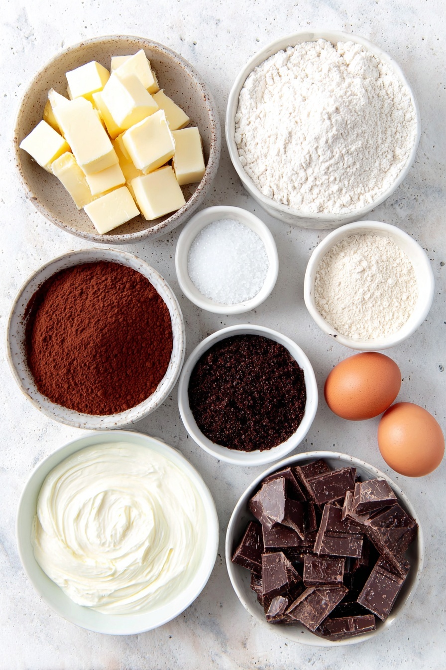 Irish Cream Frosted Brownies Recipe - Ingredients