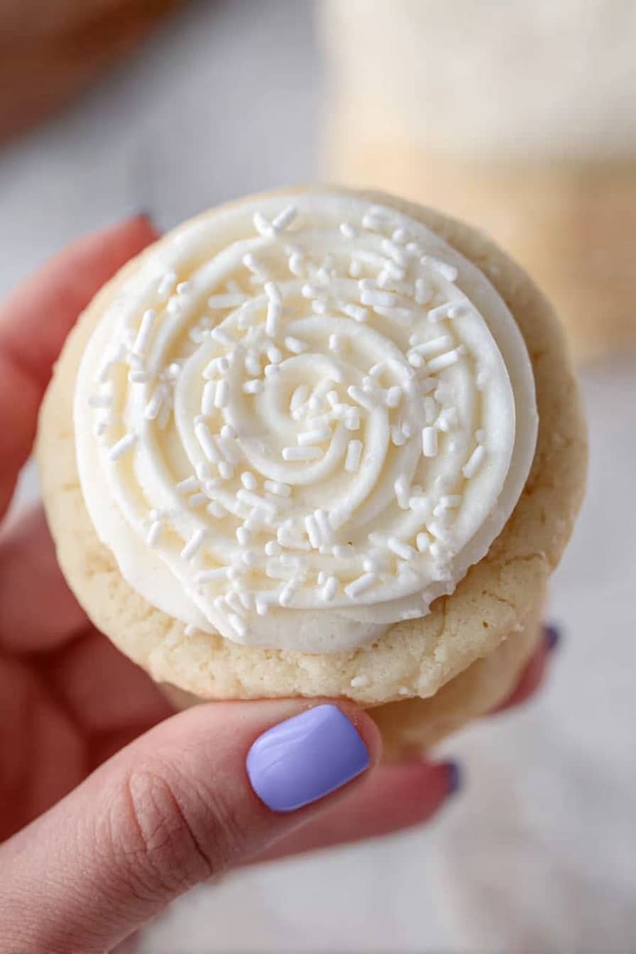 Nilla Bean Cupcake Cookies with Cream Cheese Frosting Recipe - Serving