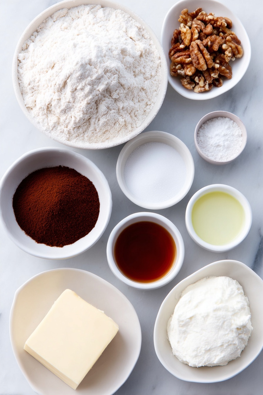 Easy Carrot Cake with Cream Cheese Frosting Recipe - Ingredients