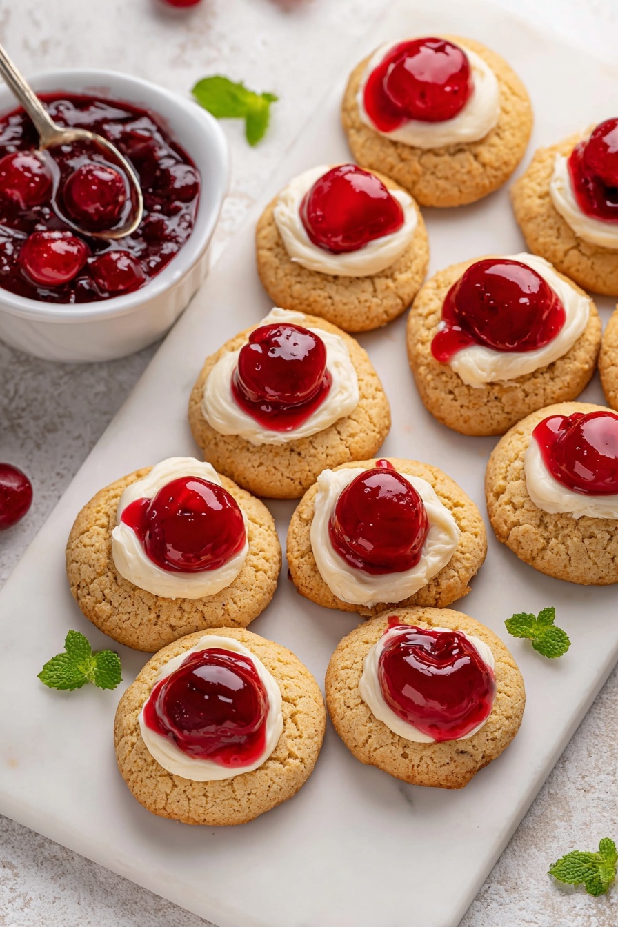 Cherry Cheesecake Cookies Recipe - Serving