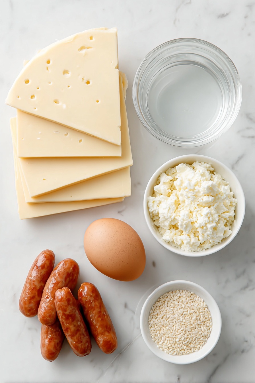 Cheeseburger Pigs in a Blanket Recipe - Ingredients