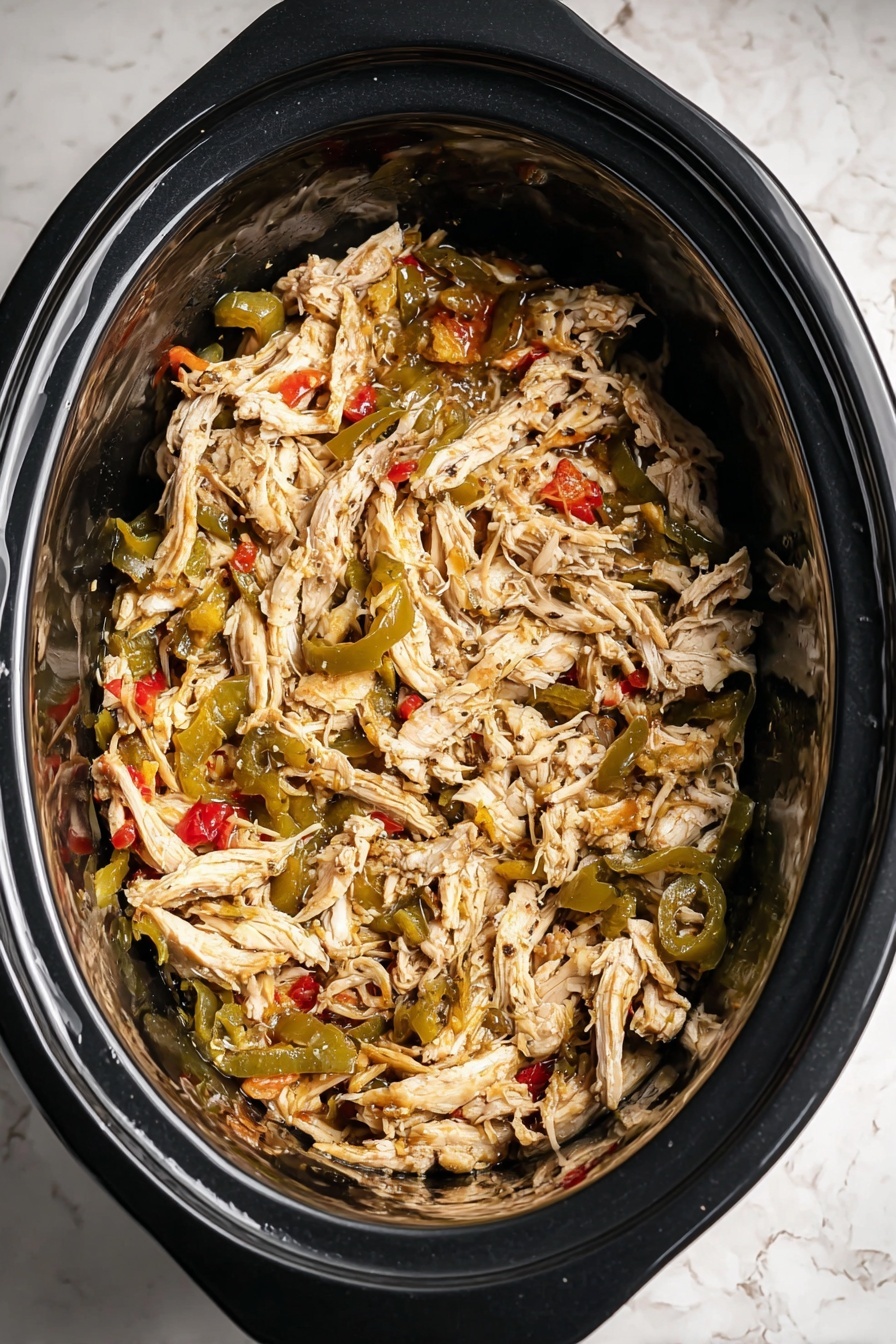 Slow Cooker Italian Chicken Sandwiches Recipe - Recipe Step