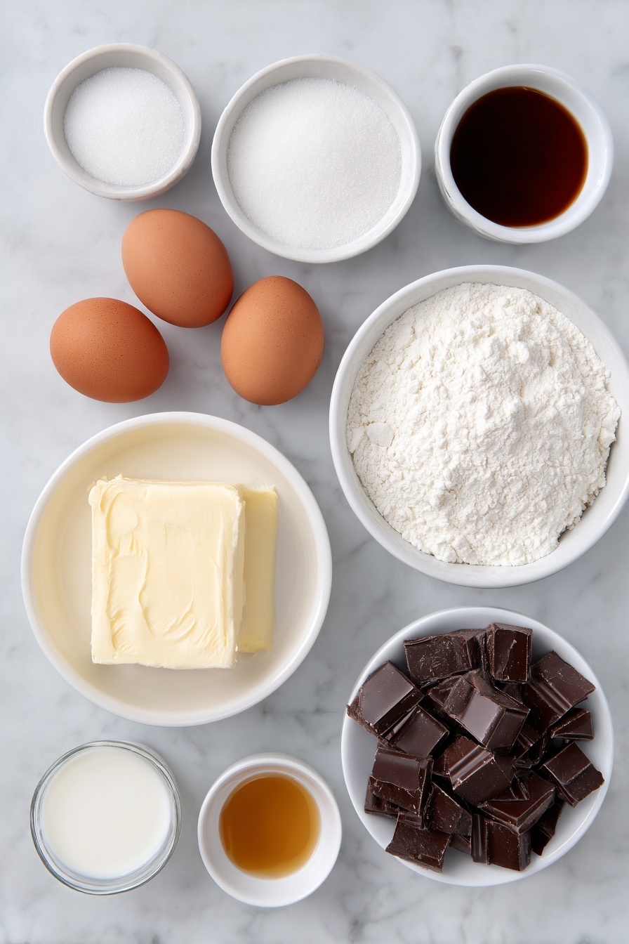 Boston Cream Pie with Chocolate Glaze Recipe - Ingredients