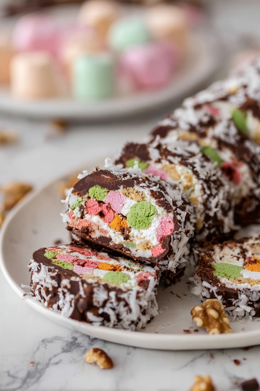 Church Window Cookies with Chocolate and Coconut Recipe - Serving