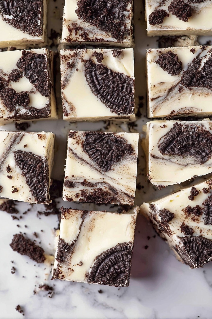Oreo Fudge Recipe with 3 Ingredients Recipe - Serving