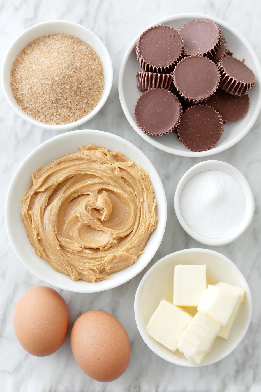 Peanut Butter Cup Cookies Recipe - Ingredients