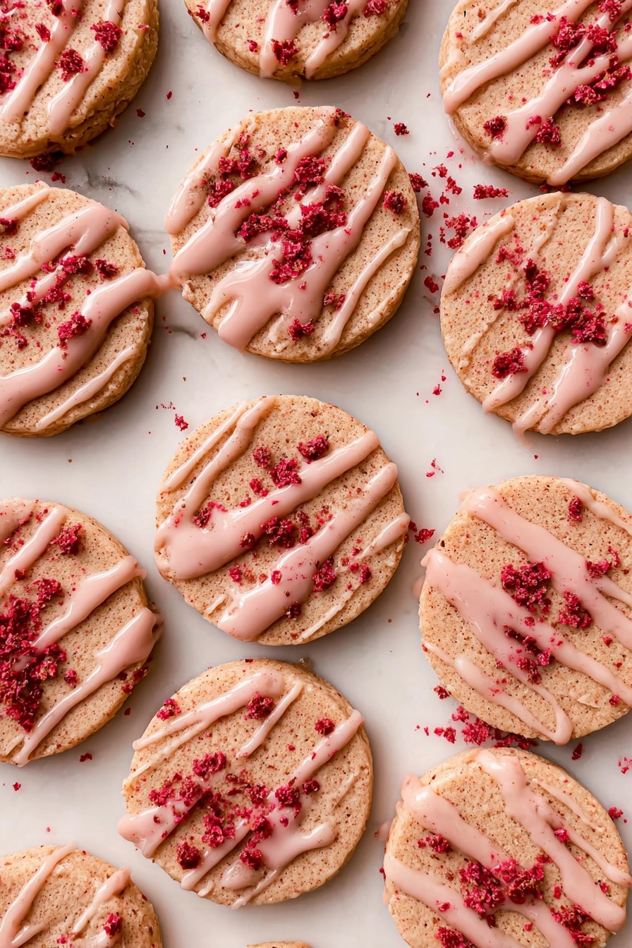 Strawberry Shortbread Cookies Recipe - Recipe Step