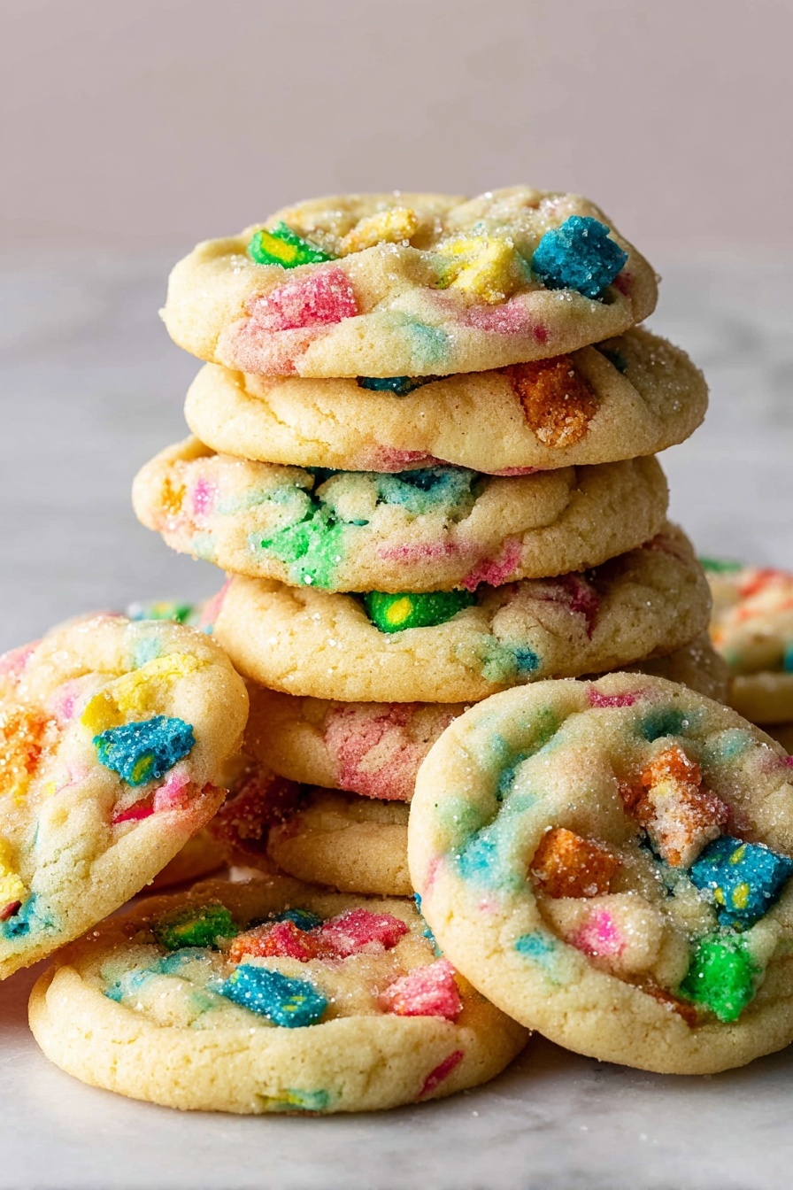 Lucky Charms Marshmallow Cookies Recipe - Serving