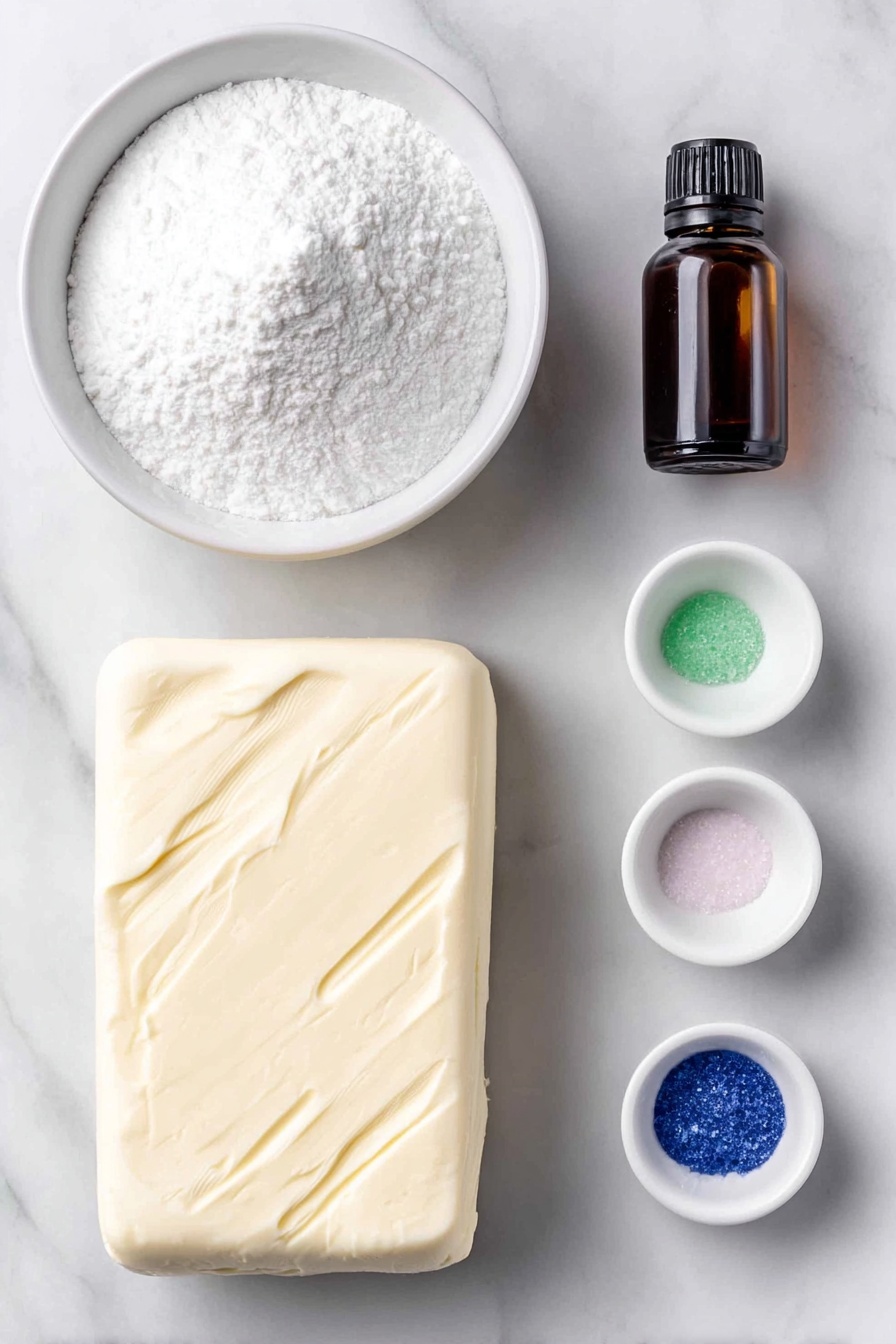 Cream Cheese Mint Cookies Recipe - Ingredients