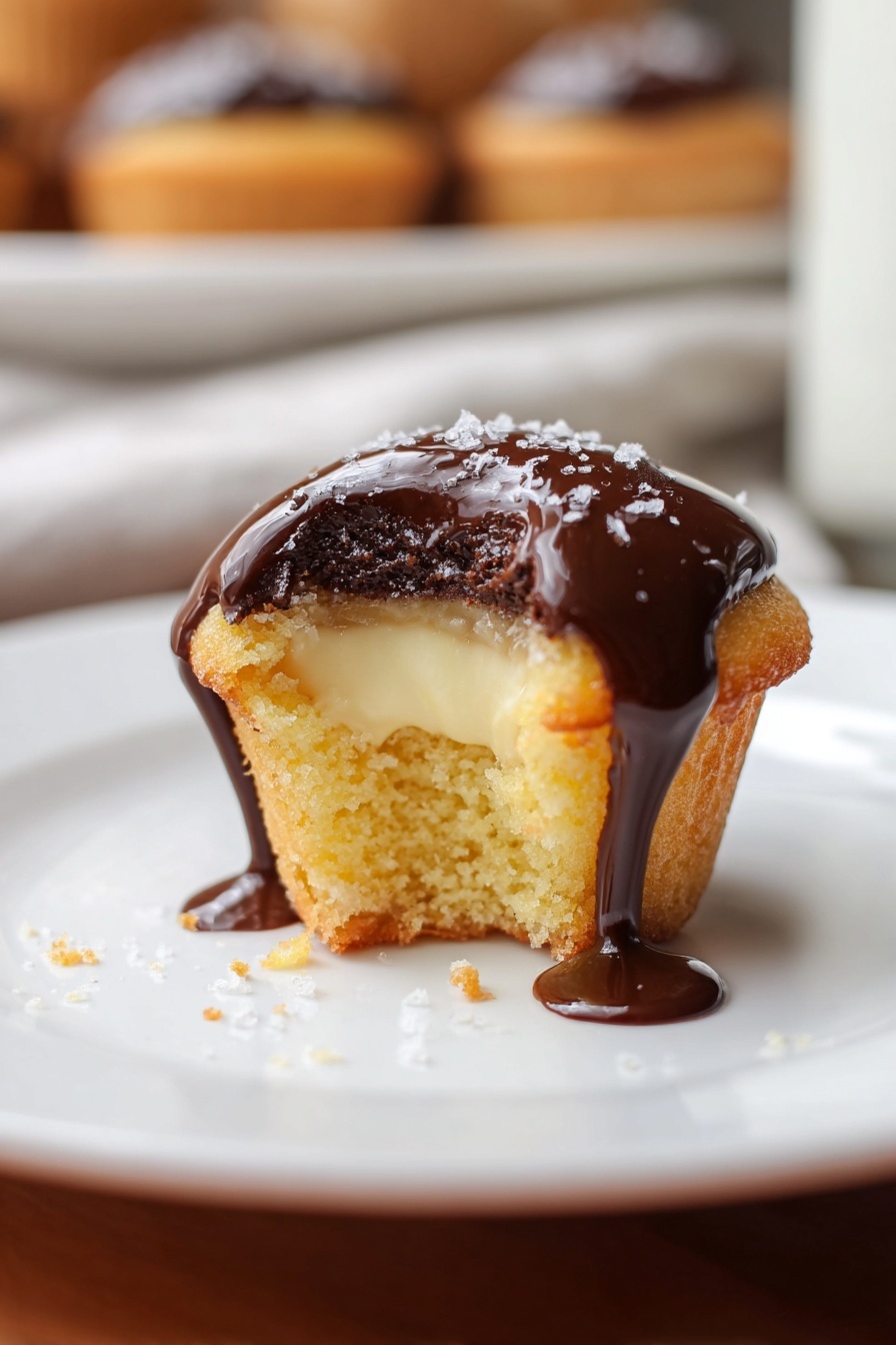 Boston Cream Pie Cookie Cups Recipe - Serving