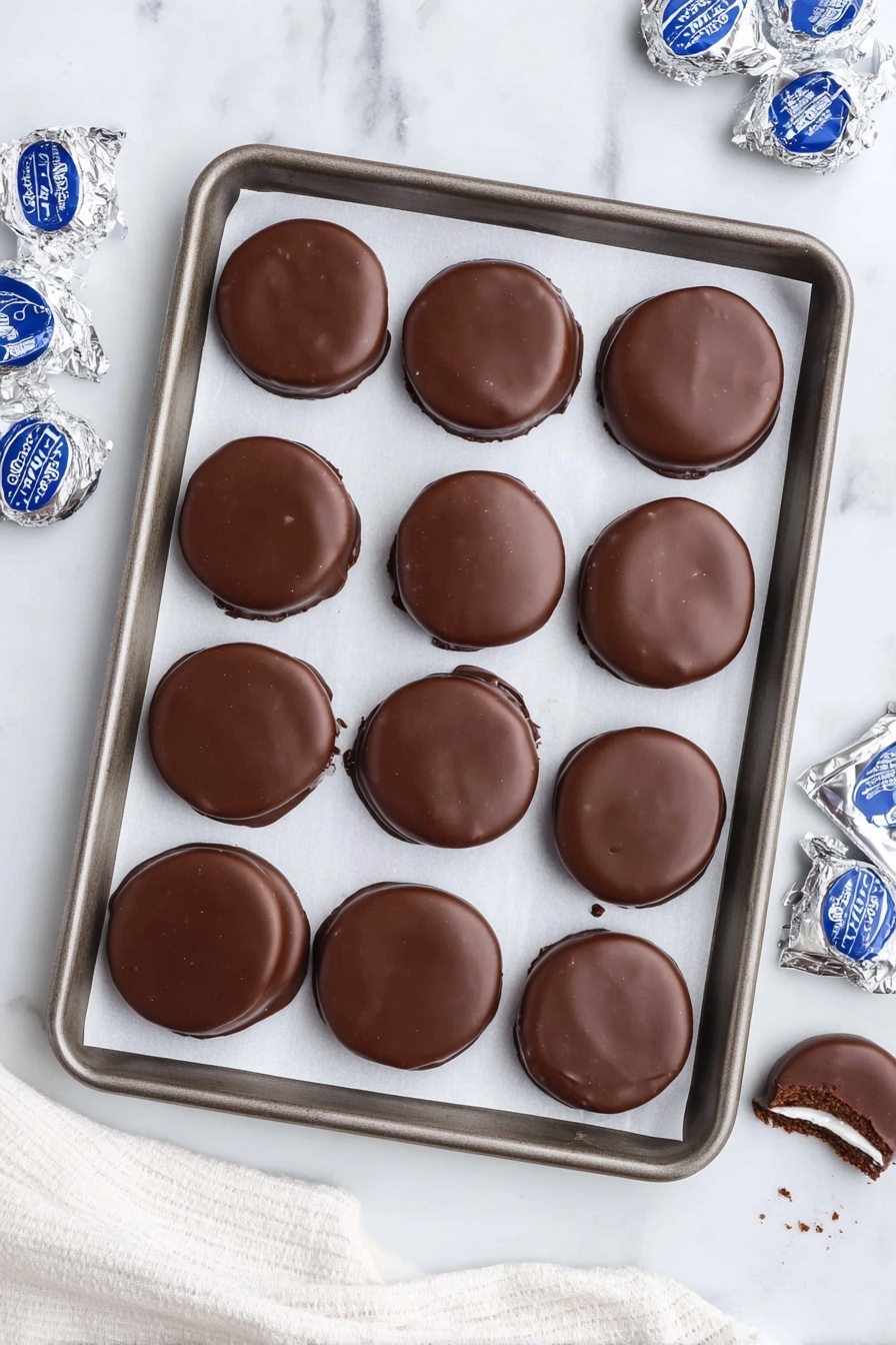 Homemade Peppermint Patties Recipe - Serving