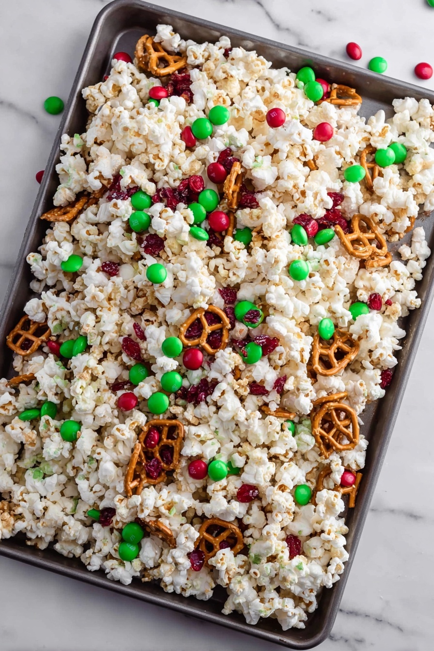 Festive Christmas Crunch Popcorn Recipe - Recipe Step