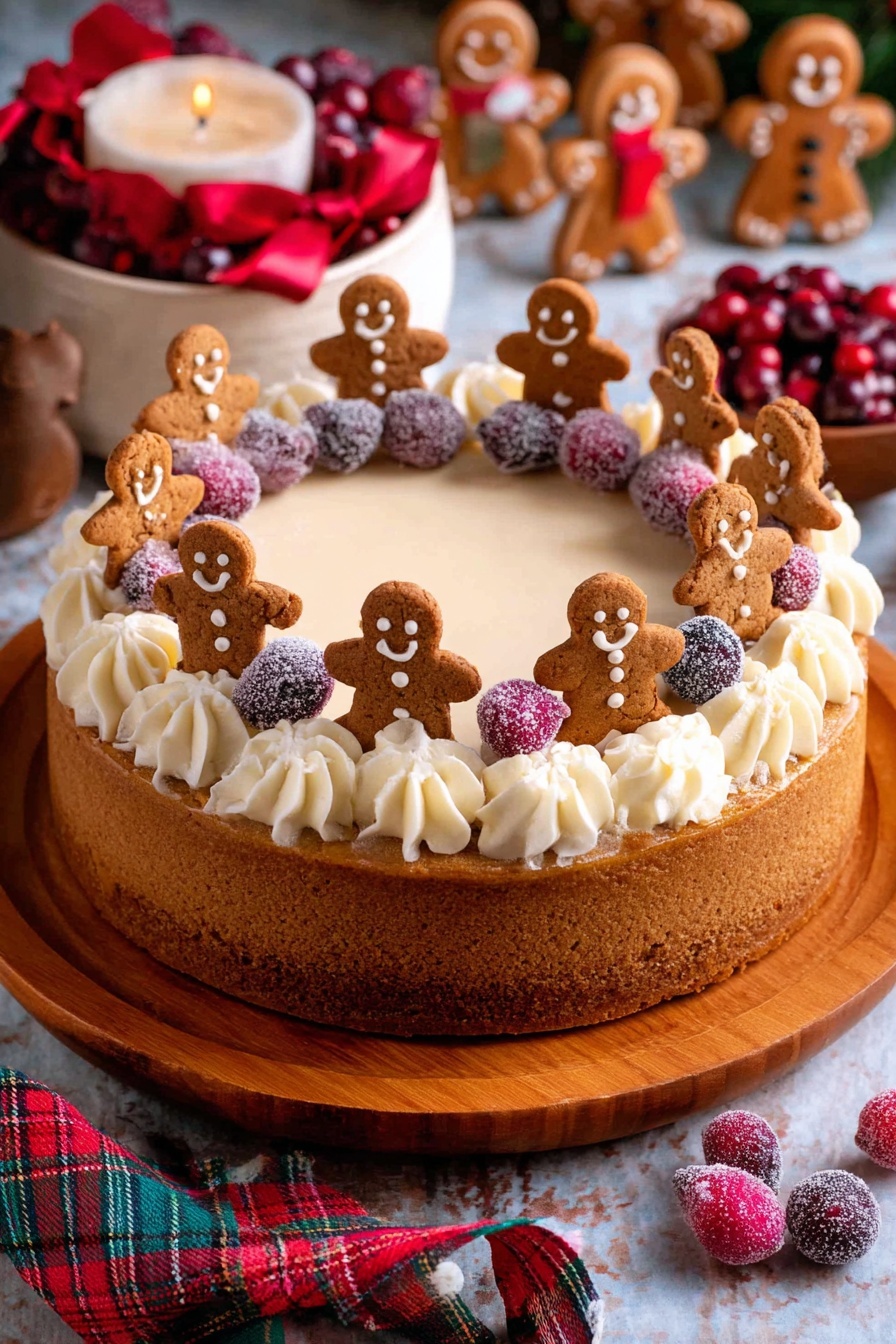 Gingerbread Cheesecake with White Chocolate Ganache Recipe - Recipe Step