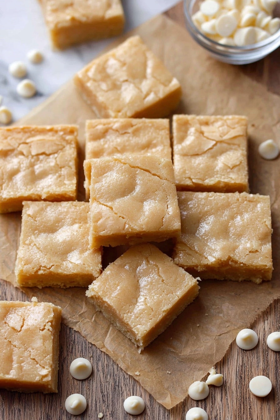 White Chocolate Brownie Recipe - Serving