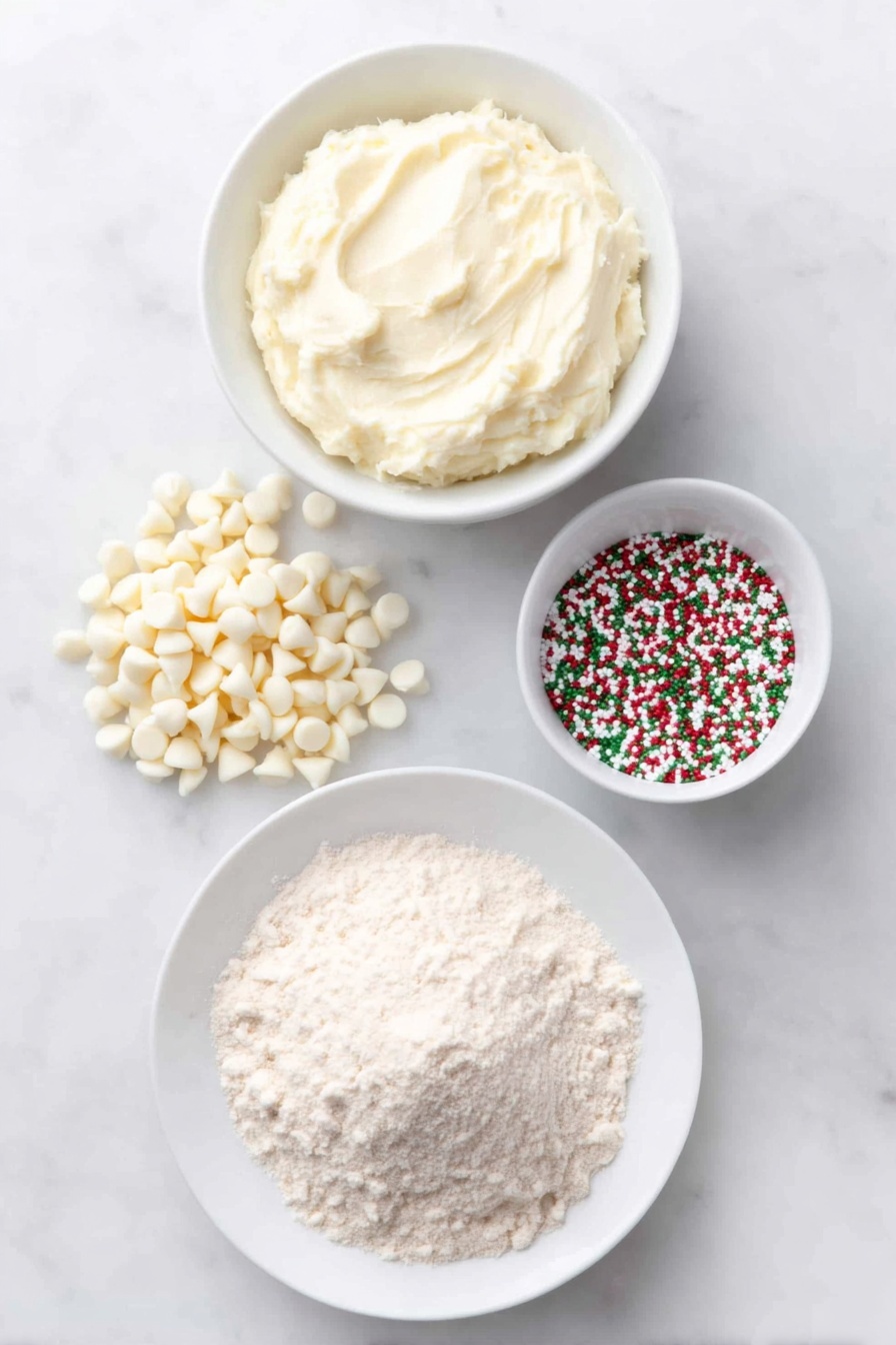 Christmas Sugar Cookie Fudge Recipe - Ingredients