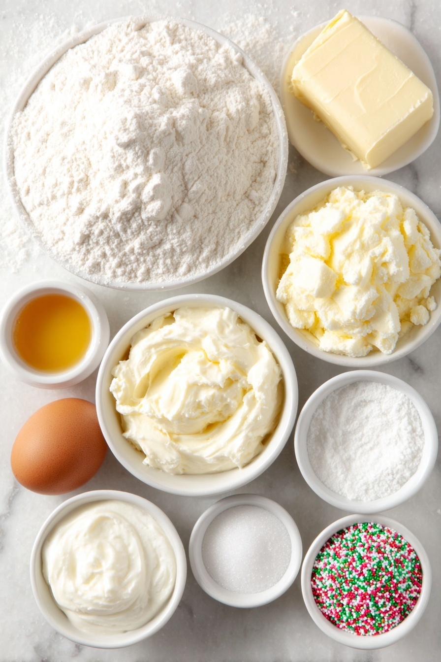 Soft Christmas Sugar Cookies Recipe - Ingredients