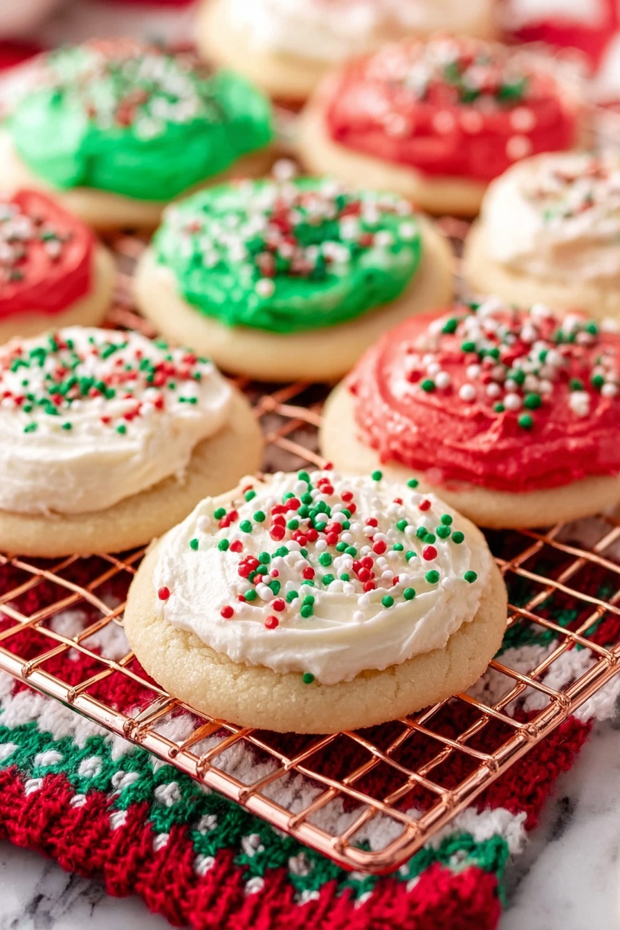 Soft Christmas Sugar Cookies Recipe - Serving