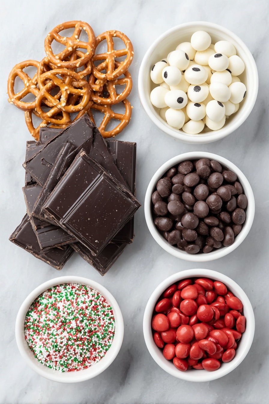 Reindeer Christmas Bark Recipe - Ingredients