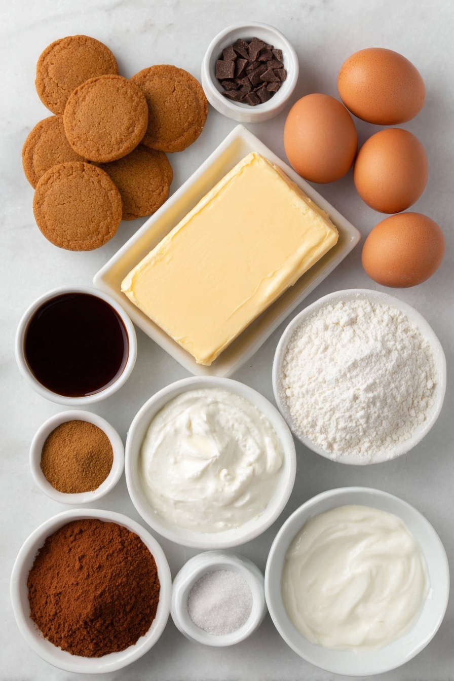 Gingerbread Cheesecake Recipe - Ingredients