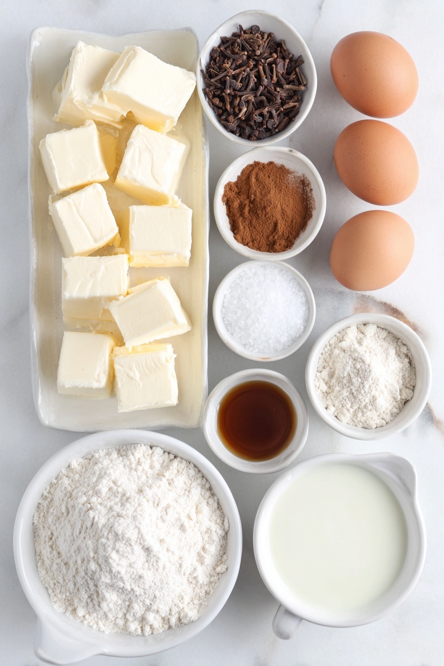 Vanilla Chai Shortbread Cookies Recipe - Ingredients