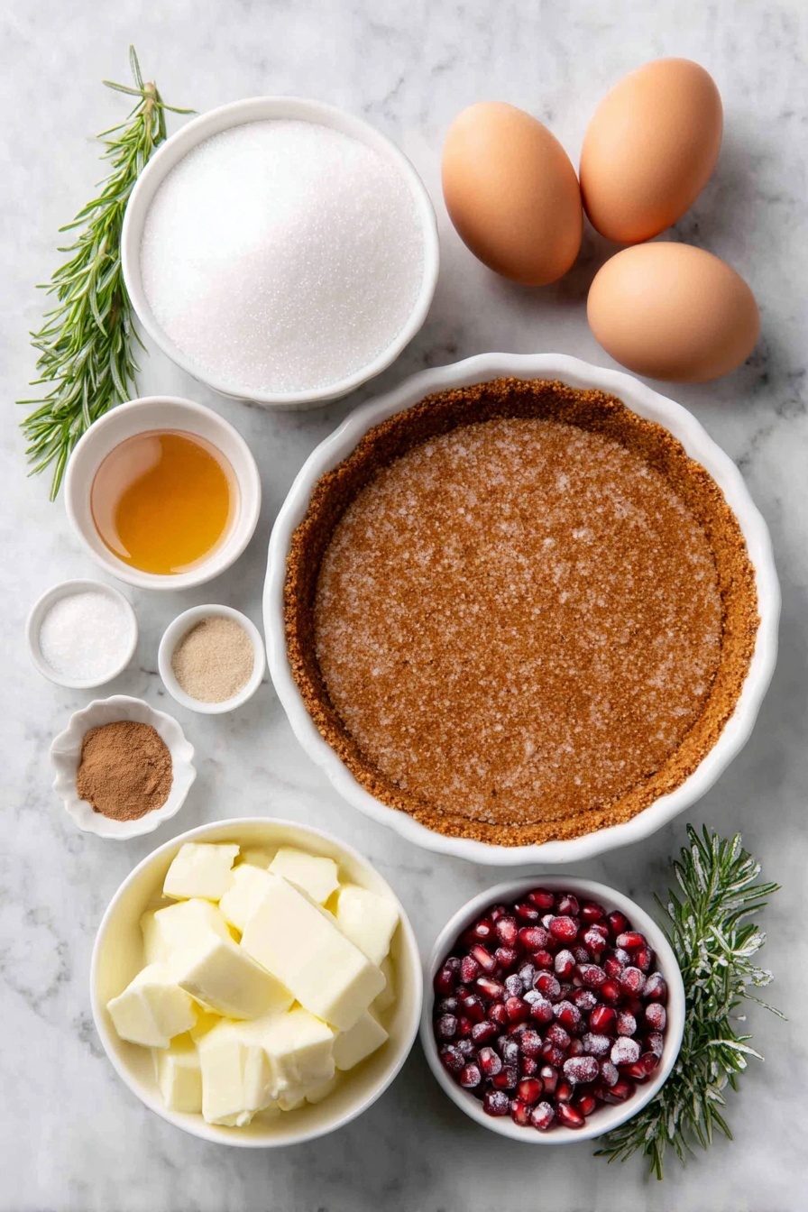 Eggnog Cheesecake Recipe - Ingredients