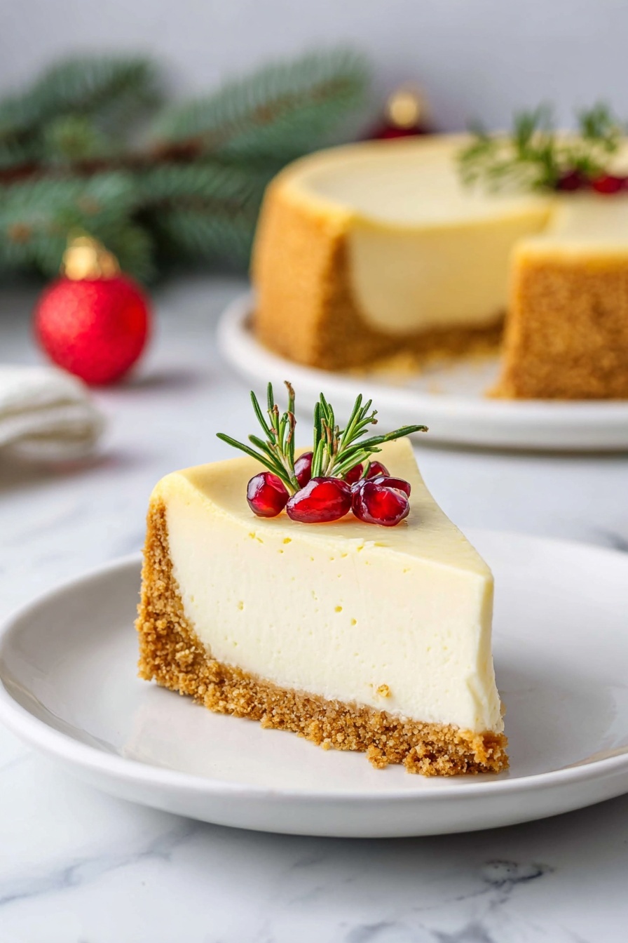Eggnog Cheesecake Recipe - Recipe Step