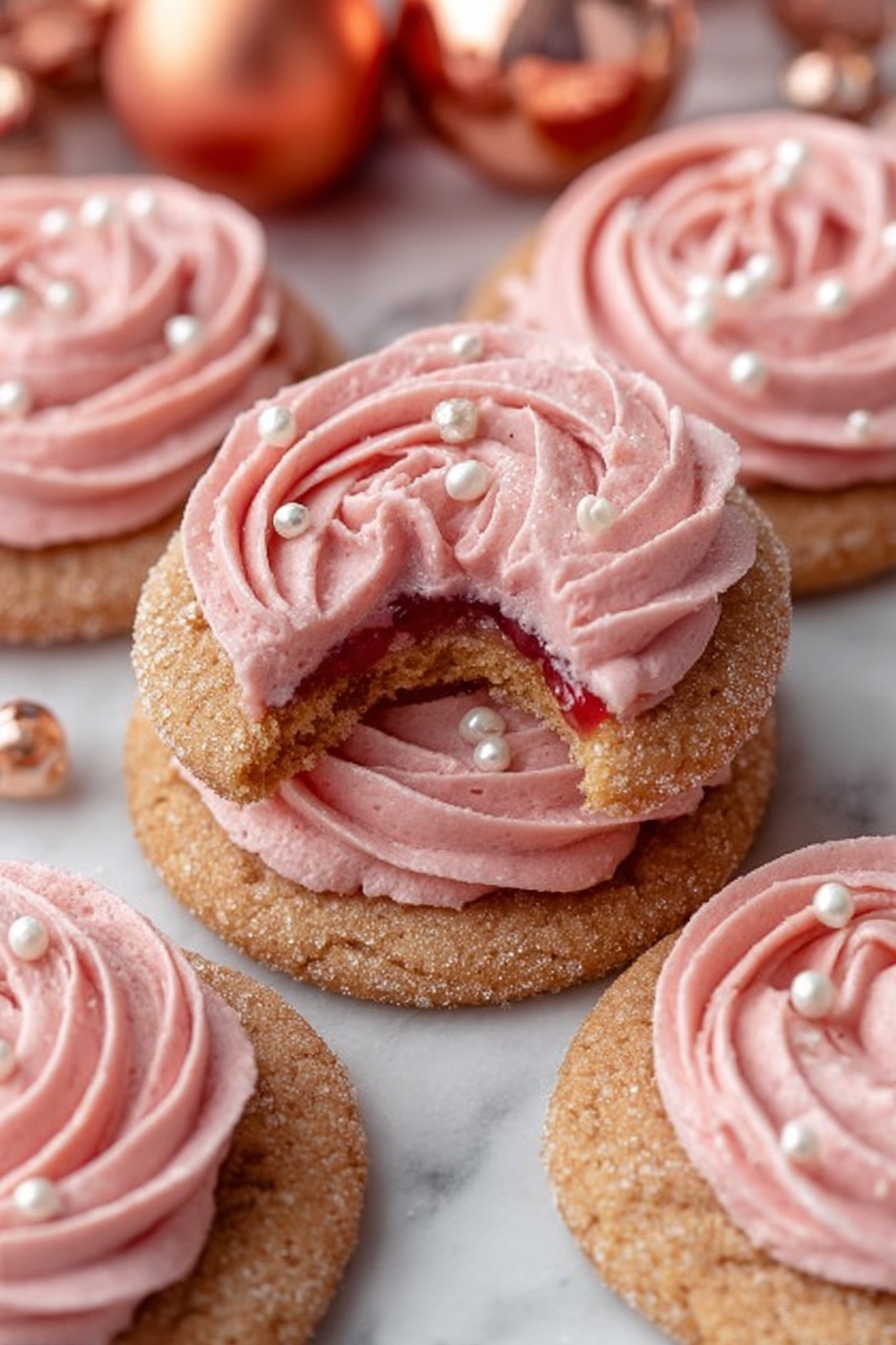 Sugar Plum Fairy Cookies with Berry Buttercream Recipe - Recipe Step