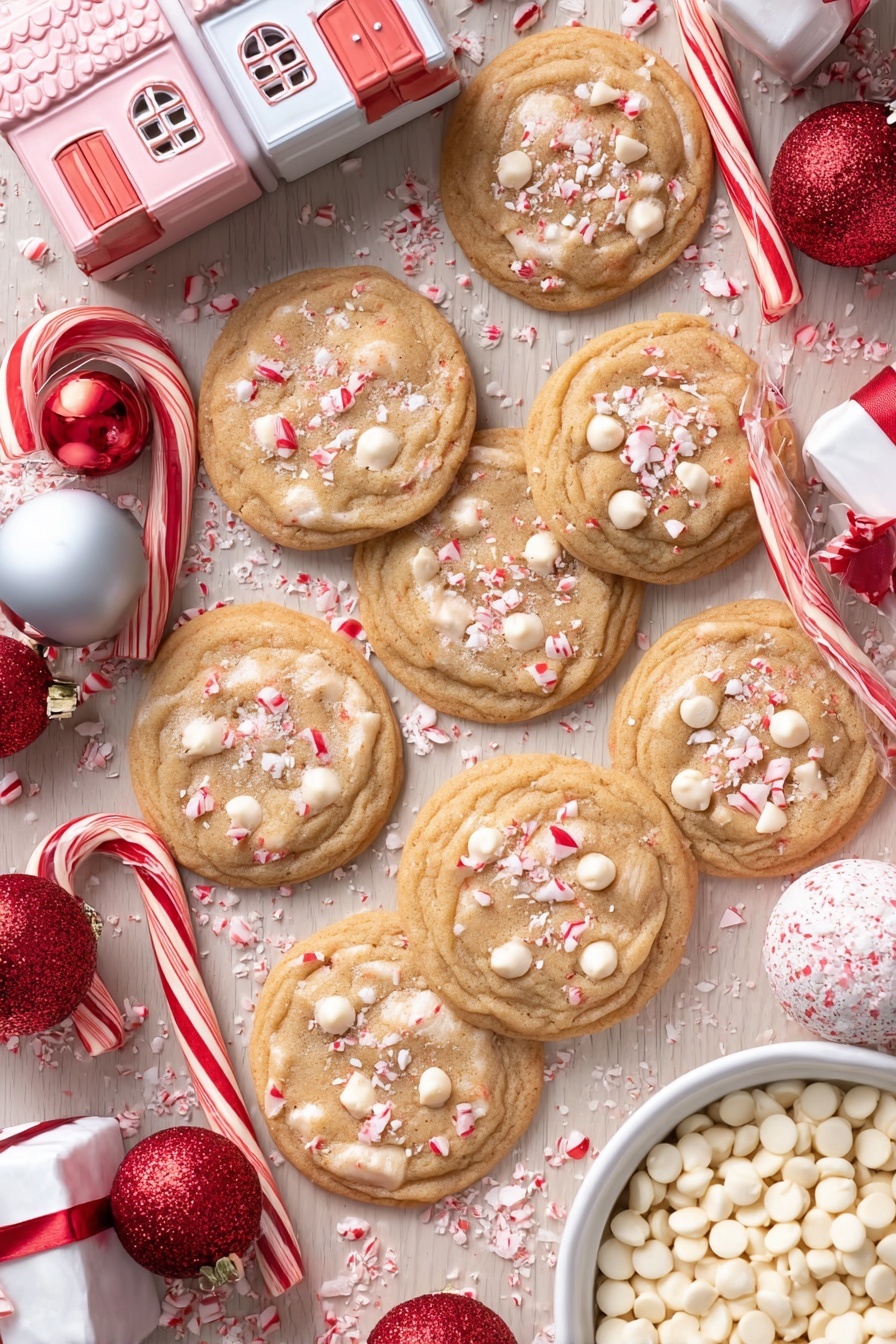 White Chocolate Peppermint Cheesecake Cookies Recipe - Recipe Step