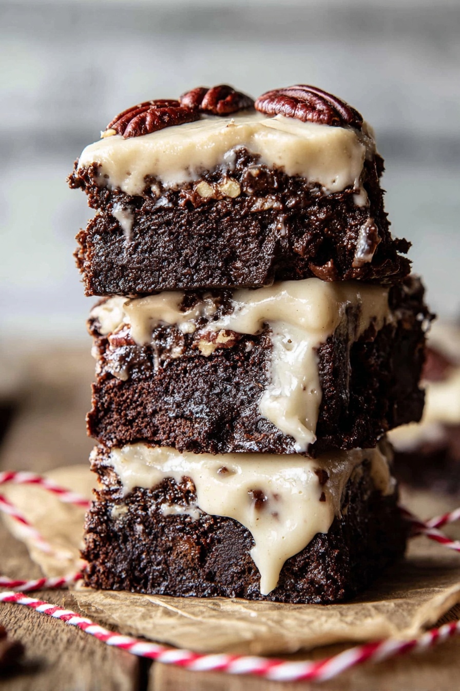 Butter Pecan Frosted Brownies Recipe - Recipe Step