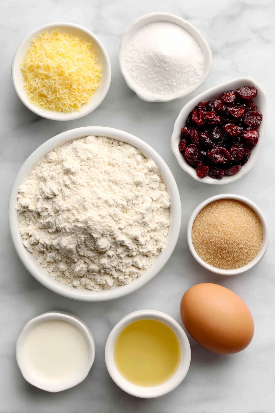 Cranberry Orange Muffins Recipe - Ingredients