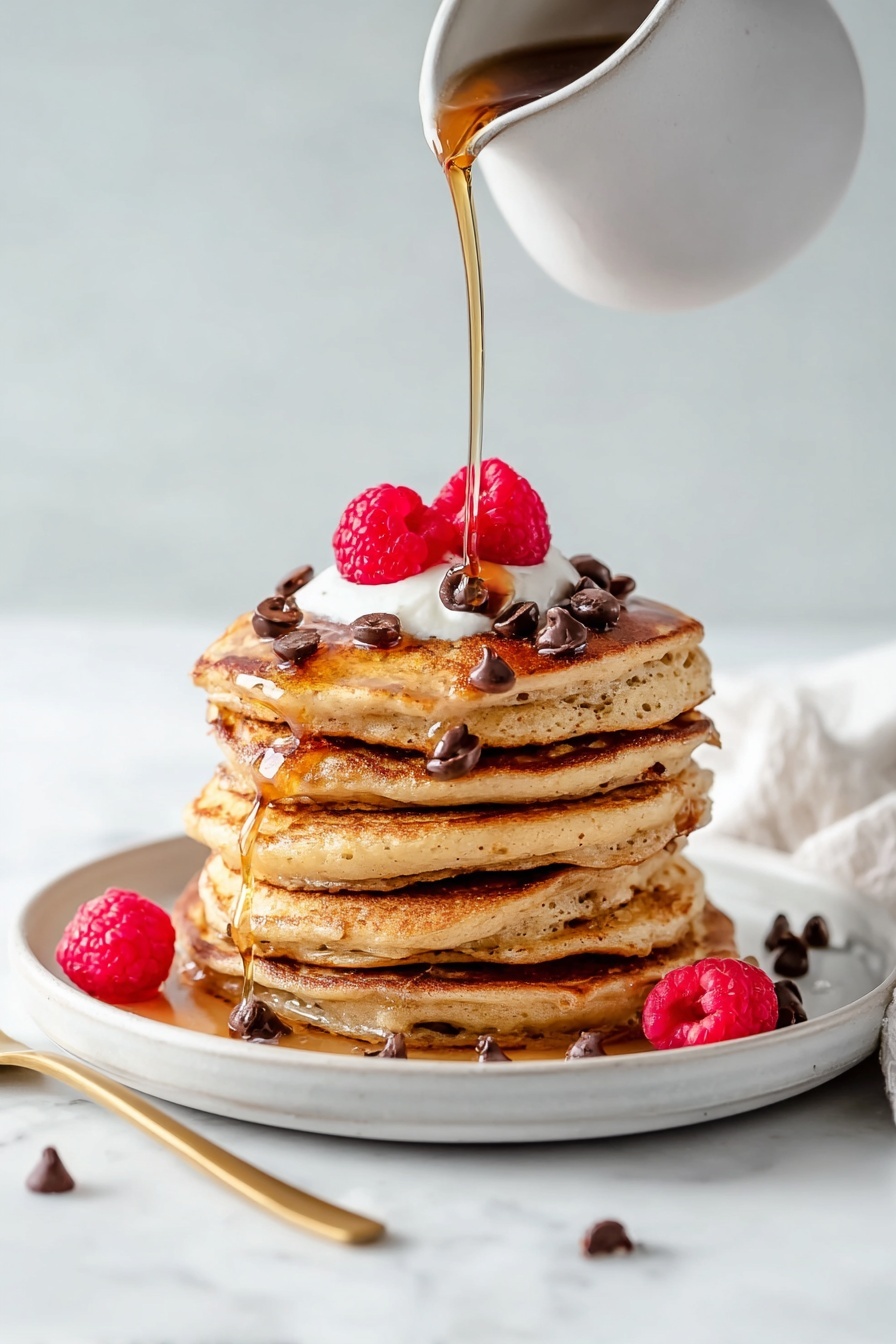 Healthy Fluffy Greek Yogurt Pancakes Recipe - Serving
