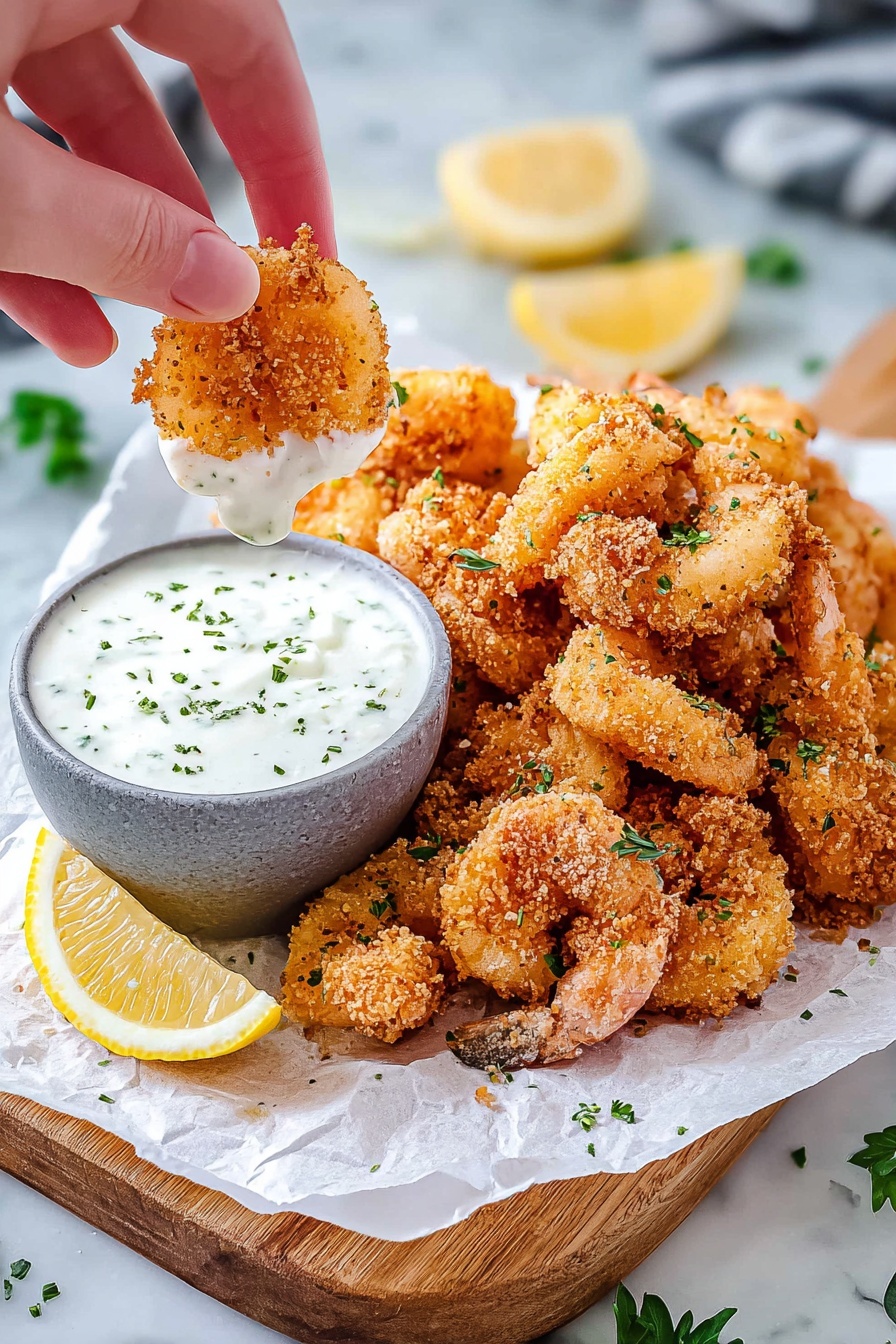 Crispy Popcorn Shrimp Recipe - Recipe Step