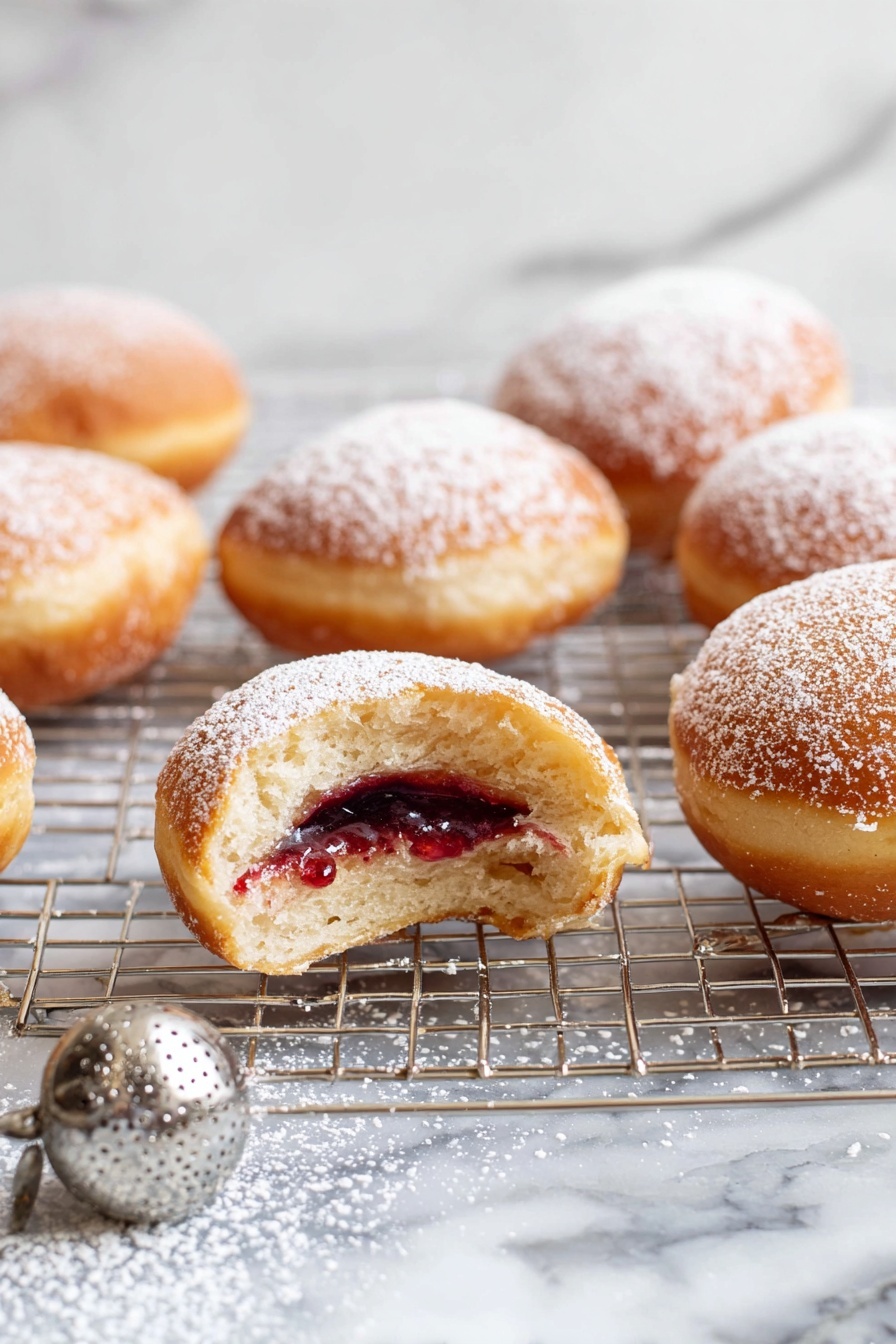 Jelly Filled Donuts Recipe - Serving
