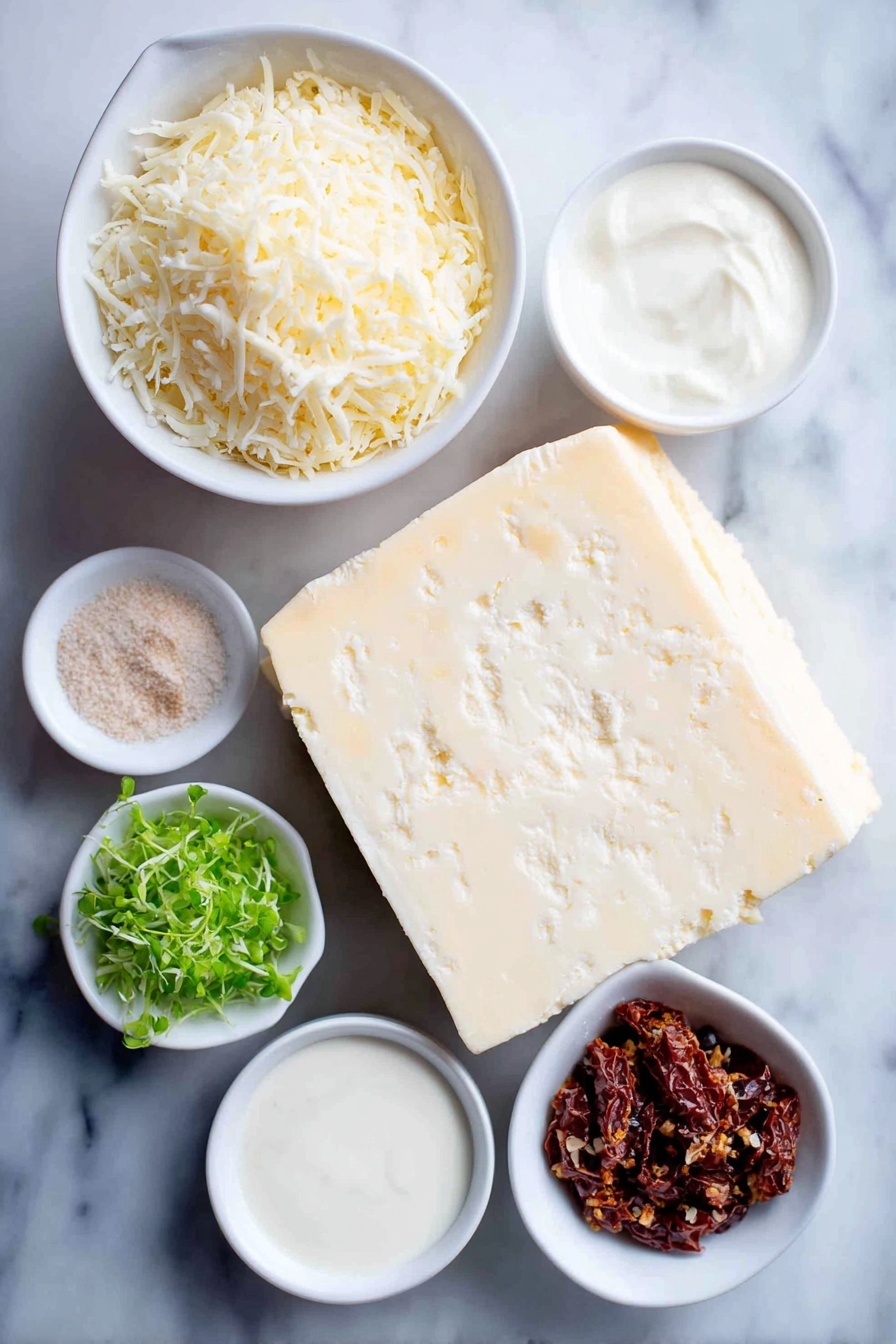 Tuscan Cheese Dip with Sun-Dried Tomatoes Recipe - Ingredients