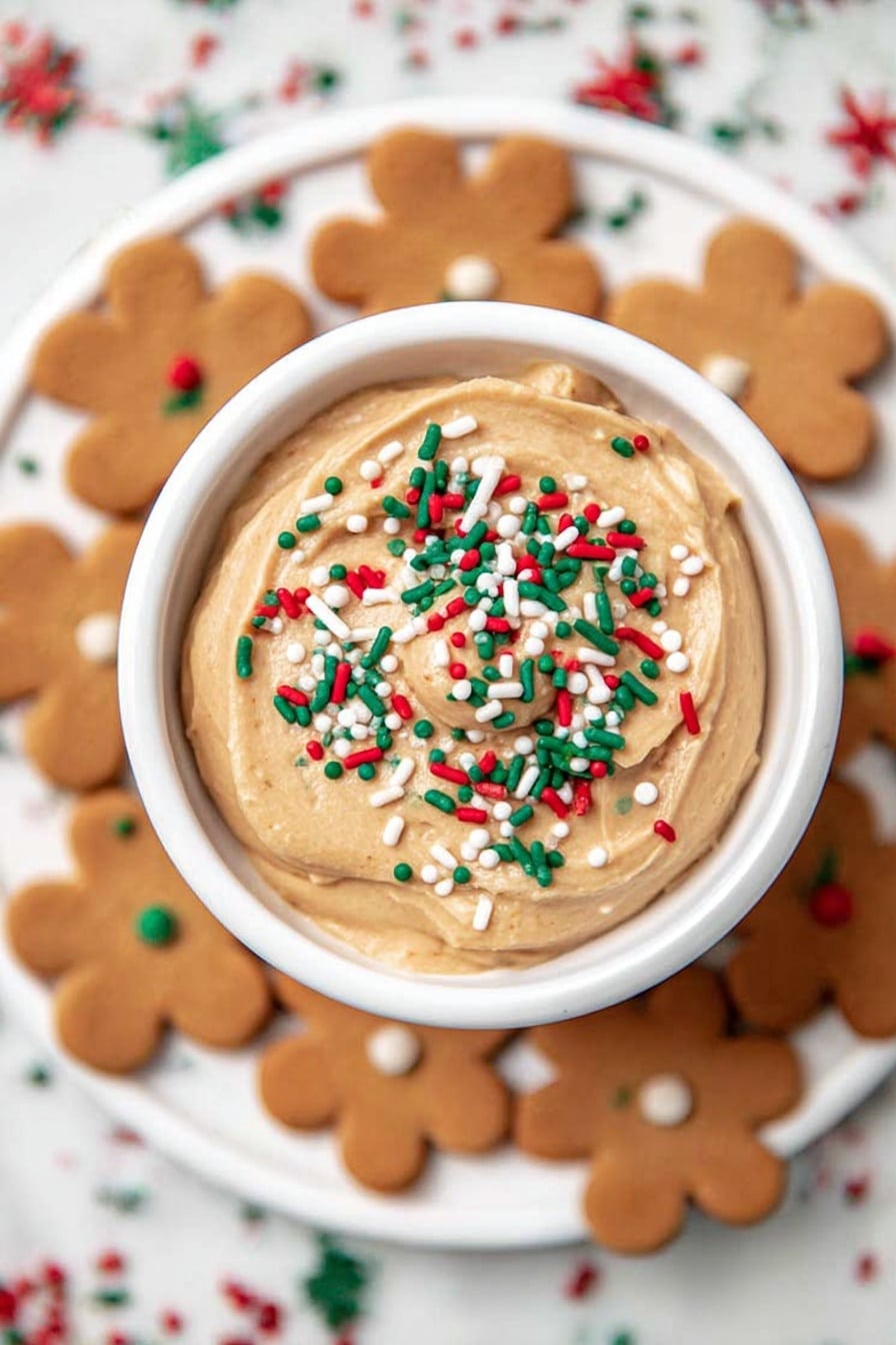 Gingerbread Cheesecake Dip Recipe - Serving