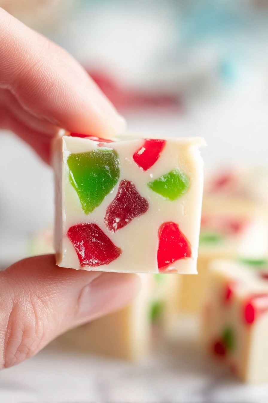 Gumdrop White Chocolate Fudge Recipe - Recipe Step