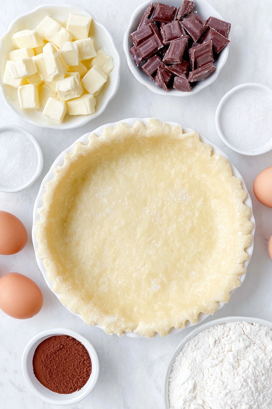 Maple Brownie Pie with Chocolate and Espresso Recipe - Ingredients
