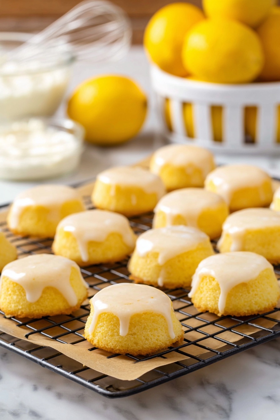 Lemon Drop Cakes with Lemon Glaze Recipe - Recipe Step