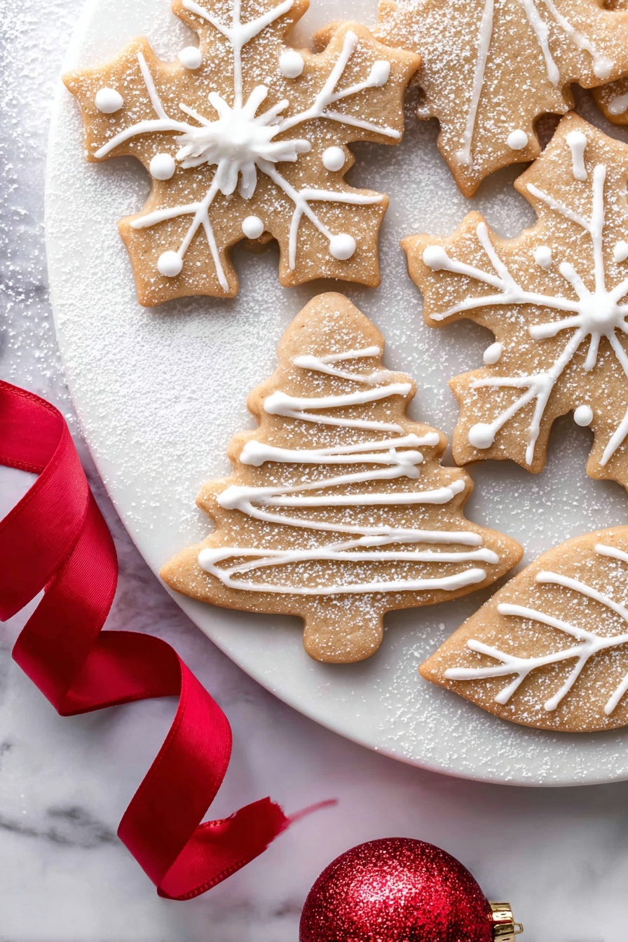 Sweet Cut-Out Sugar Cookies Recipe - Serving