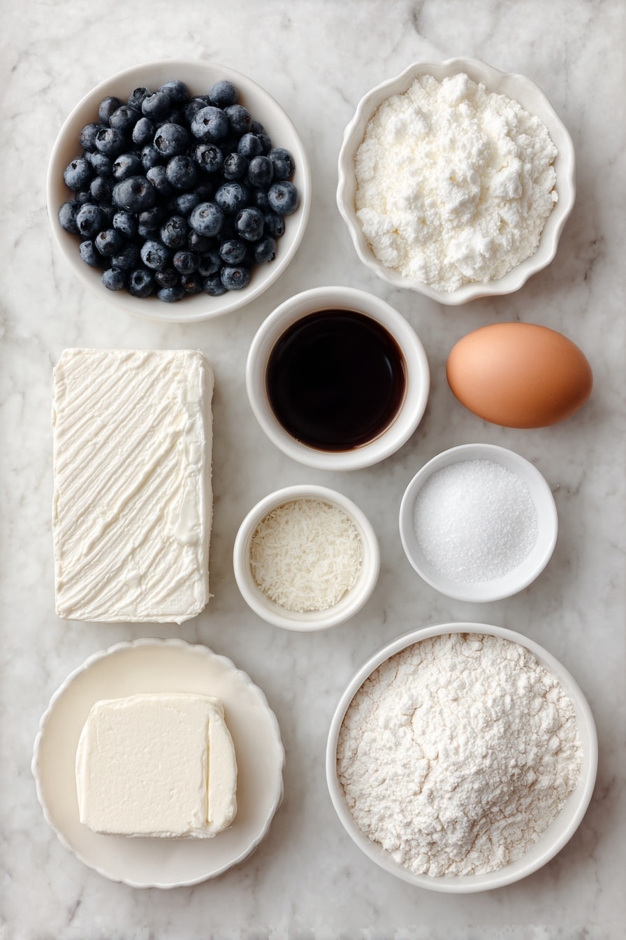 Lemon Blueberry Cheesecake Cookies Recipe - Ingredients