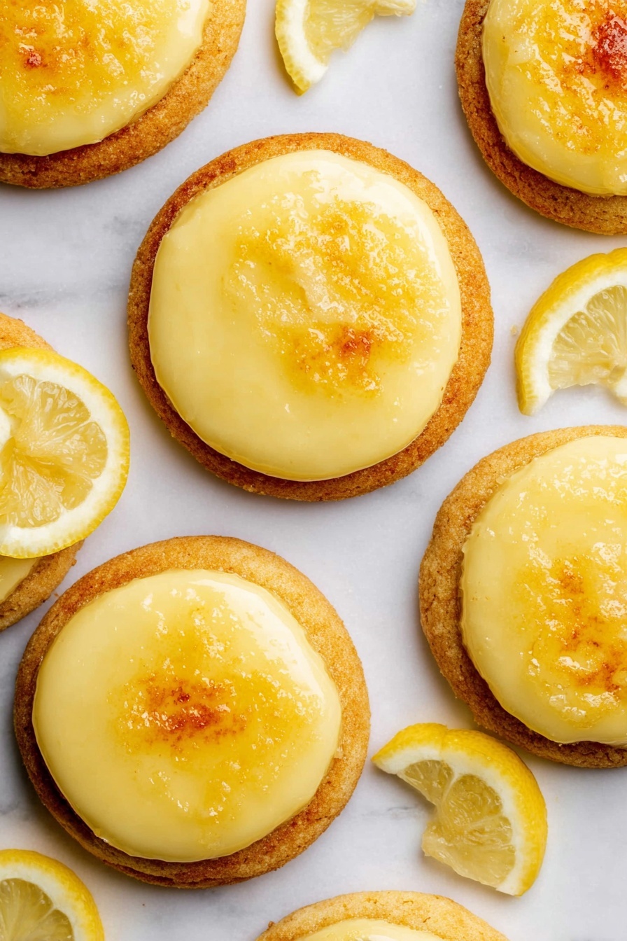 Lemon Crème Brûlée Cookies Recipe - Serving
