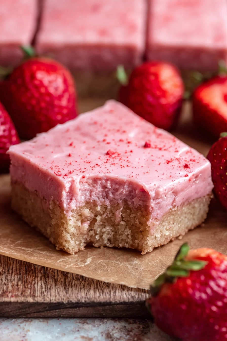Strawberry White Chocolate Brownies Recipe - Recipe Step