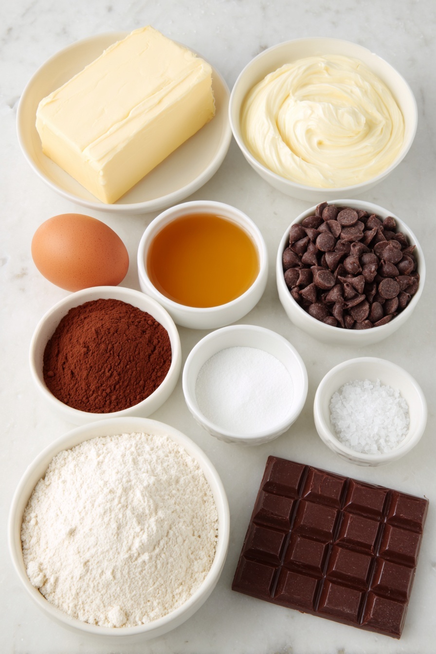 Chocolate Cake Truffles Recipe - Ingredients