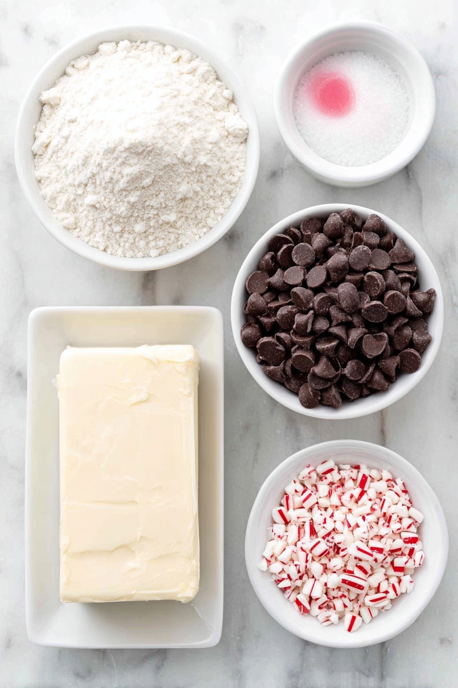 Peppermint Snowball Cookies Recipe - Ingredients