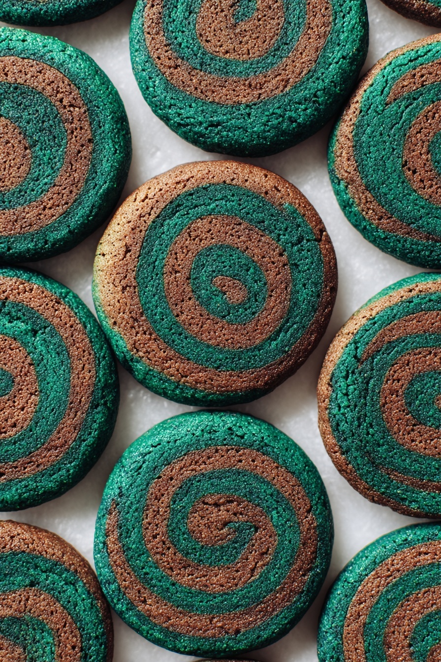 Chocolate Mint Pinwheel Cookies Recipe - Recipe Step