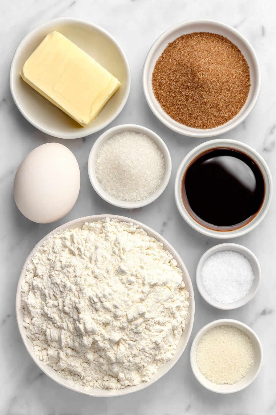 Crispy Ginger Snap Cookies Recipe - Ingredients