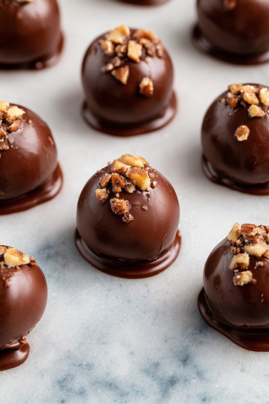 Pecan Pie Truffles Recipe - Serving