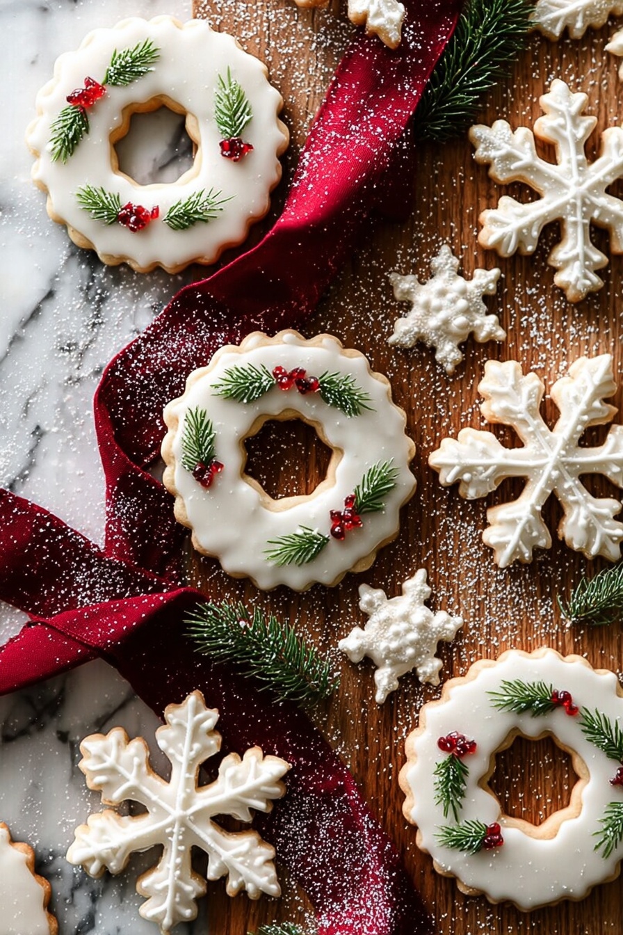 Vanilla Ginger Wreath Cookies Recipe - Recipe Step