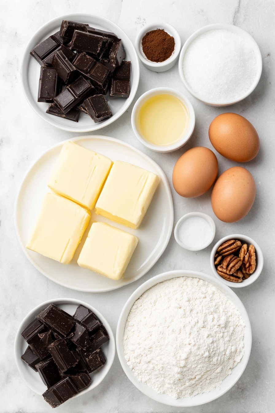 Butter Pecan Frosted Brownies Recipe - Ingredients