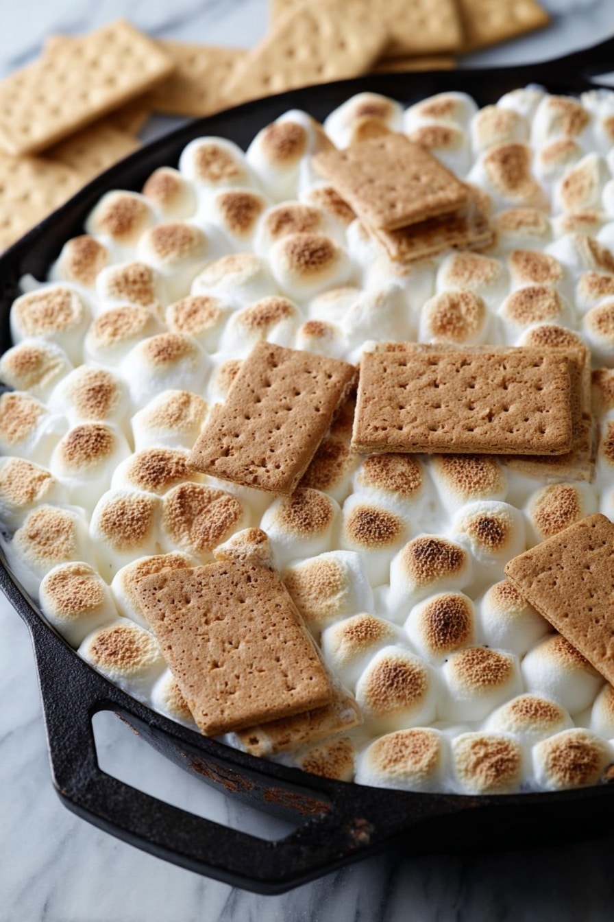 Traeger S'mores Dip Recipe - Serving